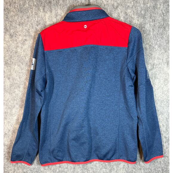 Vineyard Vines Performance Womens 2017 Americas Cup 1/4 Zip Packable Hood - Med - Picture 5 of 10